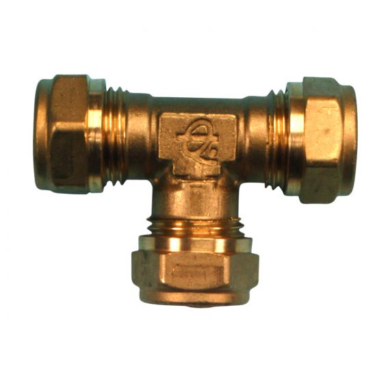 Image for Compression Equal Tee 15mm (Brass)