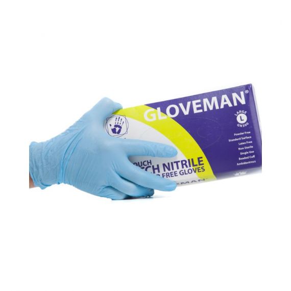VYNITE Blue Powder Free Gloves  M (Case of 1000)