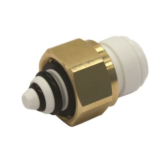 Keg Gas Inlet Adaptor | 3/8" Push Fit x 1/2" BSP | PI561214CS-NRV