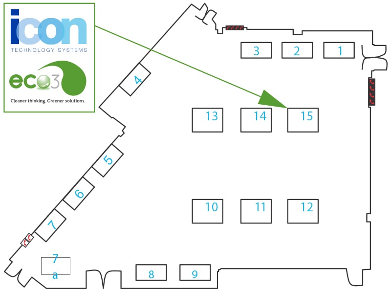 EDWCA Trade Show Floor Plan