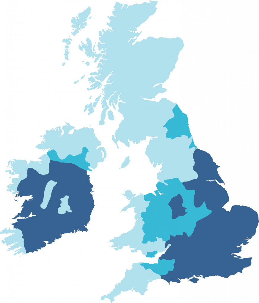 UK Hard Water Map